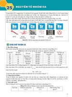 Bài 25  nguyên tố nhóm iia   hs m