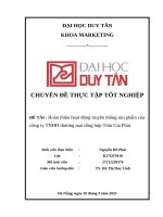 Hoàn Thiện Hoạt Động Truyền Thông Sản Phẩm Của Công Ty Tnhh Thương Mại Tổng Hợp Trần Gia Phát.docx