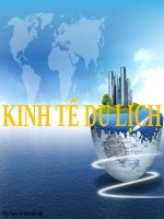 Bài Giảng Kinh Tế Du Lịch ( combo full slides 3 phần )