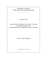 Mối quan hệ của tính Ái kỷ, công việc có Ý nghĩa và lười biếng trực tuyến vai trò Điều tiết của sự phù hợp cá nhân – công việc