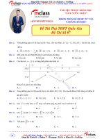 07  Đề thi số 07   Đề thi