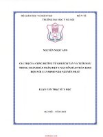 Giá trị cộng hưởng từ khuếch tán và tưới máu trong chẩn Đoán phân biệt u nguyên bào thần kinh Đệm với u lympho não nguyên phát