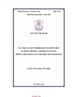Giá trị của xét nghiệm quang Động học sử dụng methyl aminolevulinate trong chẩn Đoán ung thư biểu mô tế bào Đáy