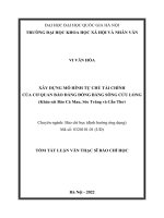 XÂY DỰNG MÔ HÌNH TỰ CHỦ TÀI CHÍNH CỦA CƠ QUAN BÁO ĐẢNG ĐỒNG BẰNG SÔNG CỬU LONG (Khảo sát Báo Cà Mau, Sóc Trăng và Cần Thơ)