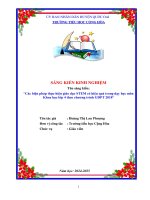 Skkn cấp tỉnh các biện pháp thực hiện giáo dục stem có hiệu quả trong dạy học môn khoa học lớp 4 theo chương trình gdpt 2018