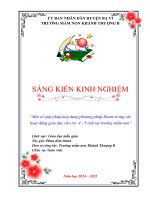 Skkn cấp tỉnh một số giải pháp Ứng dụng phương pháp steam trong các hoạt Động giáo dục cho trẻ 4   5 tuổi tại trường mầm non
