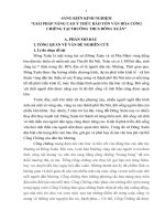 Skkn cấp tỉnh giải pháp nâng cao Ý thức bảo tồn văn hóa cồng chiêng tại trường thcs Đông xuân