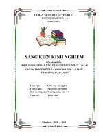 Skkn cấp tỉnh một số giải pháp Ứng dụng trí tuệ nhân tạo ai trong thiết kế trò chơi cho trẻ 4 5 tuổi Ở trường mầm non