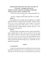 Nghiên cứu hành vi tham gia giao thông của sinh viên trường Đại học sư phạm Đà nẵng