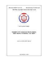 Luận văn nghiên cứu giám sát rung Động trên Động cơ diesel tàu biển