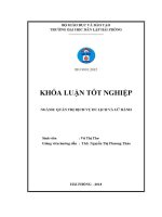Khóa luận tốt nghiệp ngành văn hóa du lịch khai thác hiệu quả loại hình du lịch văn hóa tại di sản văn hóa hoàng thành thăng long hà nội
