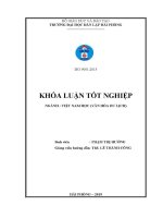 Khóa luận tốt nghiệp ngành việt nam học giải pháp nâng cao hiệu quả hoạt Động marketing thu hút khách du lịch nội Địa của công ty tnhh du lịch dịch vụ thái bình dương
