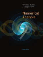 Numerical analysis 9th