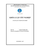 Một số biện pháp nhằm cải thiện tình hình tài chính của công ty tnhh thương mại Điện tử hàng hải việt nam