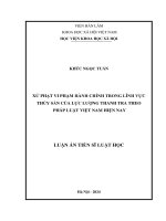 Xử Phạt Vi Phạm Hành Chính Trong Lĩnh Vực Thủy Sản Của Lực Lượng Thanh Tra Theo Pháp Luật Việt Nam Hiện Nay