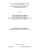 Sáng kiến kinh nghiệm một số biện pháp của hiệu trưởng nhằm Đẩy mạng xã hội hóa công tác giáo dục Ở trường tiểu học tân việt  yên mỹ  hưng yên