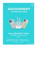 Assignment Kỹ Năng Bán Hàng L.y.n Store Phụ Kiện Điện Thoại.pdf