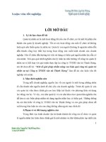 Một số giải pháp nhằm nâng cao hiệu quả công tác quản trị nhân sự tại công ty tnhh vận tải thịnh hưng
