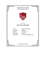 Kỹ năng bổ trợ   kỹ năng bổ trợ bài tập lớn