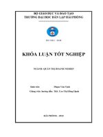 Một số biện pháp nâng cao hiệu quả sản xuất kinh doanh tại công ty tnhh may xuất khẩu minh thành