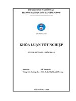 Hoàn thiện công tác kế toán thanh toán với người mua người bán tại công ty tnhh tm và giao nhận kim lộ