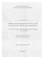 Nghiên cứu giải pháp thi công cho cọc ly tâm Ứng suất trước bằng robot Ép cọc z02