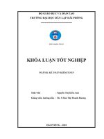 Hoàn thiện công tác lập và phân tích bảng cân Đối kế toán tại công ty tnhh hiển hoà