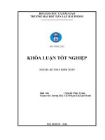 Hoàn thiện công tác lập và phân tích bảng cân Đối kế toán tại công ty cổ phần tư vấn Đầu tư thương mại và xây dựng hạ tầng Đất việt