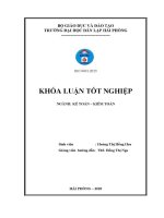 Hoàn thiện tổ chức kế toán thanh toán với người mua người bán tại công ty cổ phần tư vấn Đầu tư và xây dựng 568