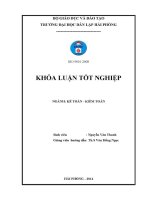 Hoàn thiện công tác lập và phân tích bảng cân Đối kế toán tại công ty tnhh in thanh hương