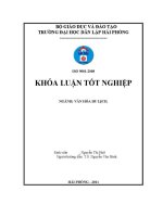 Luận văn nghiên cứu mô hình các câu lạc bộ cung văn hóa lao Động hữu nghị việt tiệp gắn với văn hóa du lịch