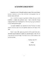 Luận văn a study on the translation of english terms of law in trading contracts