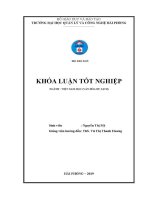 Luận văn thực trạng và giải pháp phát triển hoạt Động du lịch mùa thấp Điểm tại cát bà