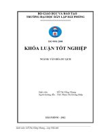 Luận văn khai thác một số lễ hội tiêu biểu Ở thanh hóa phục vụ phát triển du lịch