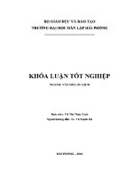 Luận văn tìm hiểu hoạt Động du lịch Ở huyện Đảo vân Đồn quảng ninh
