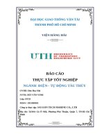 Báo cáo thực tập tốt nghiệp ngành Điện– tự Động tàu thủy  công ty thực tập sai gon tech marine co , ltd