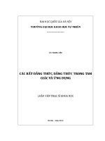 Luận văn các bất Đẳng thức Đẳng thức trong tam giác và Ứng dụng