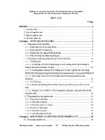 Luận văn nghiên cứu xây dựng bộ chỉ thị khu Đô thị sinh thái và thử nghiệm Đánh giá cho các khu Đô thị mới tại thành phố hà nội