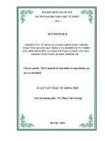 Luận văn nghiên cứu tỷ số suất lượng Đồng phân trong phản Ứng quang hạt nhân của europium tự nhiên gây bởi chùm bức xạ hãm có năng lượng cực Đại trong vùng cộng hưởng khổng lồ
