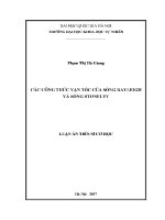 Luận văn các công thức vận tốc của sóng rayleigh và sóng stoneley