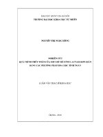 Luận văn nghiên cứu quá trình thủy phân của một số mô hình lactam Đơn giản bằng các phương pháp hóa học tính toán