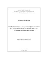 Luận văn bài toán quy hoạch phi tuyến không ràng buộc