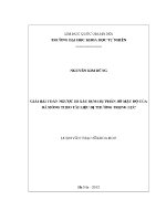 Luận văn giải bài toán ngược 3d xác Định sự phân bố mật Độ của Đá móng theo tài liệu dị thường trọng lực