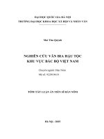 Nghiên cứu văn bia hậu tộc khu vực Bắc Bộ Việt Nam