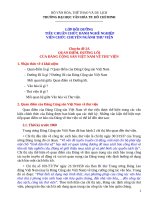 Đề cương chuyên Để 2a   quan Điểm, Đường lối của Đảng csvn về thư viện