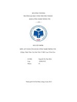 Kỹ năng ứng dụng công nghệ thông tin Đề tài  nhận thức của sinh viên về rối loạn trầm cảm