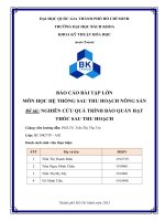 Công nghệ sau thu hoạch lúa gạo