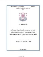 Giá trị của cắt lớp vi tính Đa dãy trong chẩn Đoán polyp killian trên bệnh nhân viêm mũi xong mãn