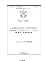 Đặc Điểm hội chứng dễ bị tổn thương Ở bệnh nhân loãng xương nguyên phát tại bệnh viện bạch mai