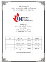 Bài báo cáo công nghệ chế biến nông sản bài 3 mứt quả